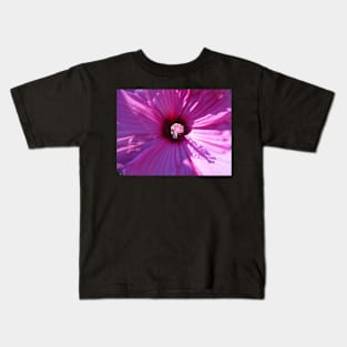 Purple Hibiscus Kids T-Shirt